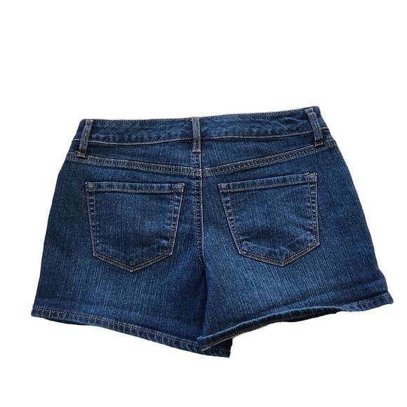 Jessica Simpson Charmer Denim Short Dark Wash Stretch Size 0/25 Summer Casual - Picture 2 of 4